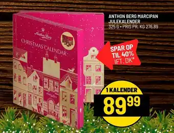 Priss Anthon berg marcipan julekalender tilbud