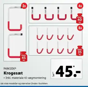 Lidl Parkside Krogesæt tilbud