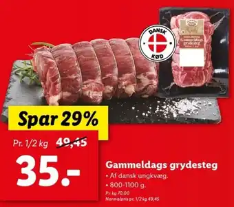 Gammeldags Grydesteg 800-1100g
