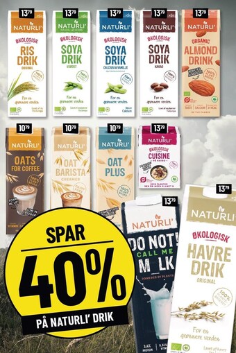 Løvbjerg Spar 40% på naturli' drik tilbud