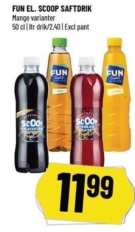 Fun el. scoop saftdrik