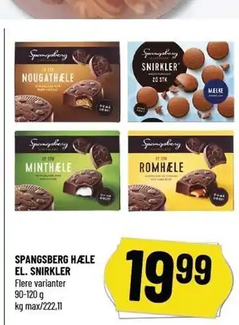 Løvbjerg Spangsberg hæle el. snirkler tilbud