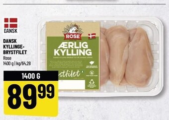 Løvbjerg Dansk kyllingebrystfilet tilbud