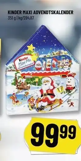 Løvbjerg Kinder maxi adventskalender tilbud