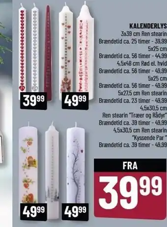 Løvbjerg Kalenderlys tilbud