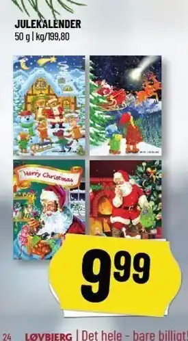 Løvbjerg Julekalender tilbud