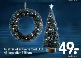 REMA 1000 Juletræ el. krans med led tilbud