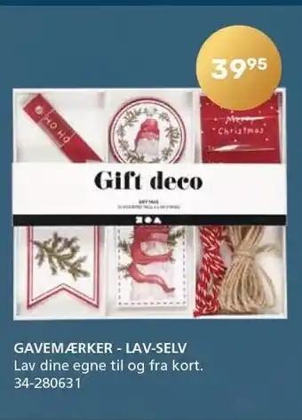 Gavemærker - lav-selv