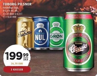 Scandinavian Park Tuborg pilsner tilbud
