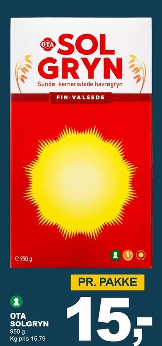 Let-Køb Ota solgryn tilbud