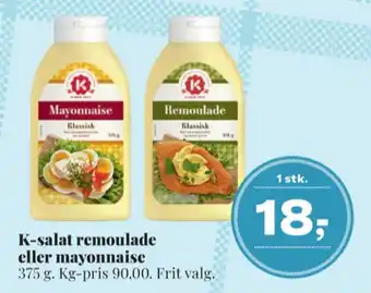Dagli'Brugsen K-salat remoulade tilbud