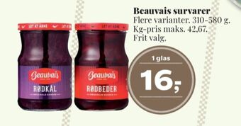 Dagli'Brugsen Beauvais rødbeder-syltet tilbud
