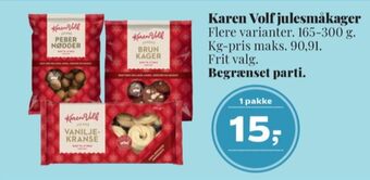 Dagli'Brugsen Karen volf brunkager tilbud