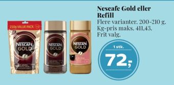 Gold crema instant kaffe