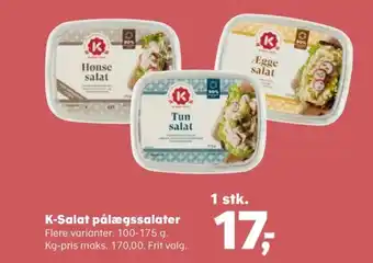 Kvickly K-salat æggesalat tilbud
