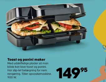 Kvickly Coop panini toaster tilbud