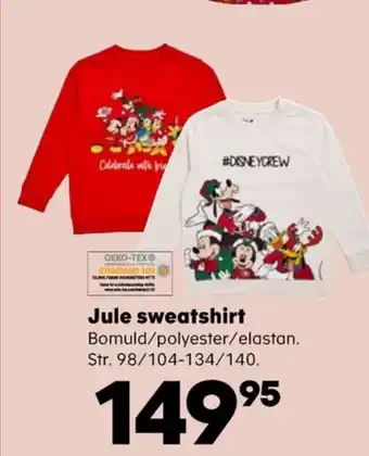 Kvickly Ukendt sweatshirt tilbud