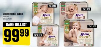Løvbjerg Touch bleer str 1 2-5kg tilbud