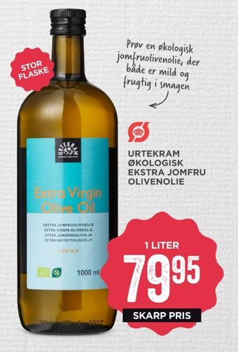 MENY Urtekram olivenolie tilbud