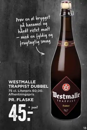 MENY Westmalle trappist specialøl tilbud