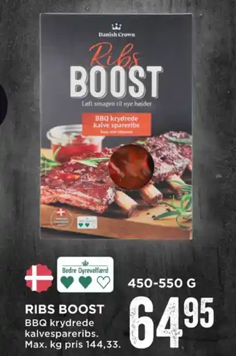 Ribs boost spareribs