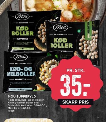 MENY Mou kødboller tilbud