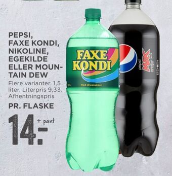 MENY Pepsi max cola tilbud