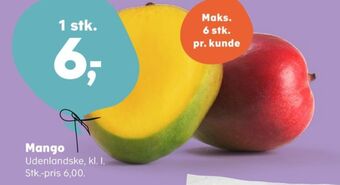 SuperBrugsen Ukendt mango tilbud
