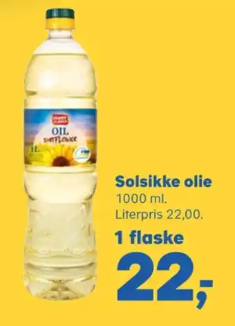 Happy flakes solsikkeolie