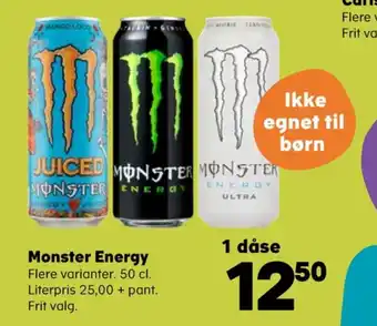 SuperBrugsen Monster energidrik tilbud