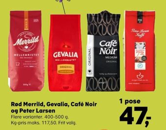 SuperBrugsen Mellemristet kaffe formalet tilbud