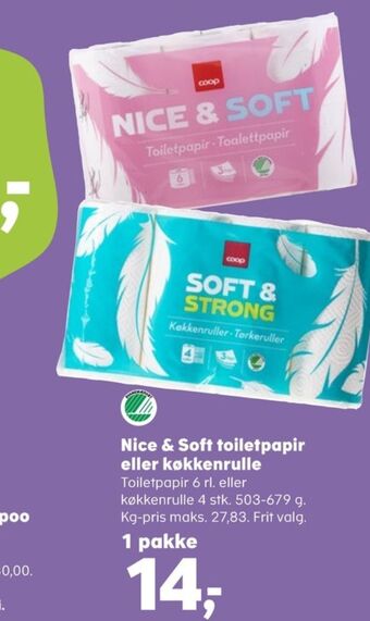 SuperBrugsen Nice & soft toiletpapir tilbud