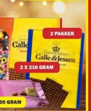 Købmandsgården Galle & Jensen Pålægchokolade tilbud