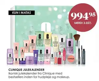 Matas Clinique julekalender tilbud