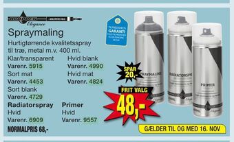 Harald Nyborg Spraymaling tilbud