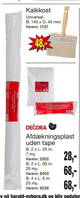 Harald Nyborg Afdækningsplast uden tape tilbud