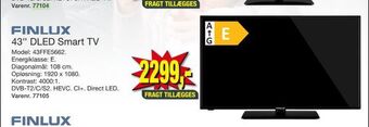 Harald Nyborg Finlux 43ffe5662 43'' dled smart tv tilbud