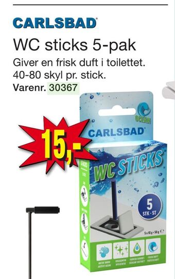 Wc sticks 5-pak