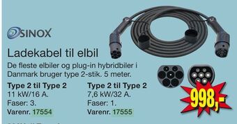 Harald Nyborg Ladekabel til elbil tilbud