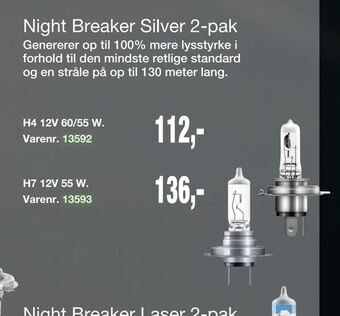 Harald Nyborg Night breaker silver 2-pak tilbud