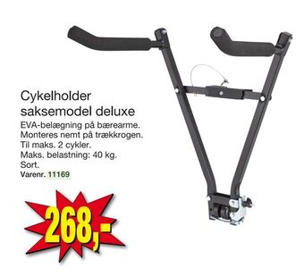 Harald Nyborg Cykelholder saksemodel deluxe tilbud