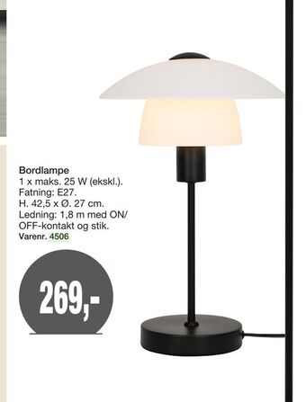 Harald Nyborg Bordlampe tilbud