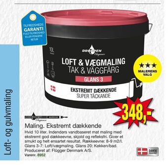 Harald Nyborg Maling. ekstremt dækkende tilbud