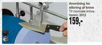 Harald Nyborg Anordning for slibning af knive tilbud