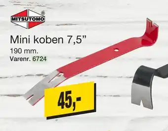 Harald Nyborg Mini koben 7,5" tilbud
