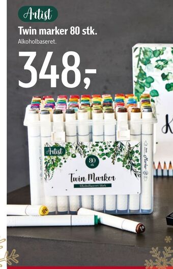 Føtex Twin marker 80 stk tilbud