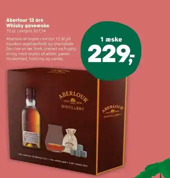 Aberlour 12 års whisky gaveæske