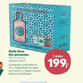 SuperBrugsen Malfy rosa gin gaveæske tilbud
