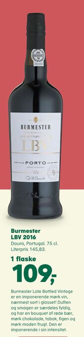 SuperBrugsen Burmester lbv 2016 tilbud