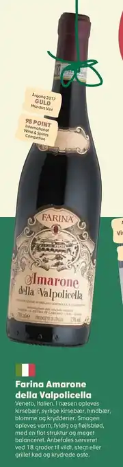 SuperBrugsen Farina amarone della valpolicella tilbud